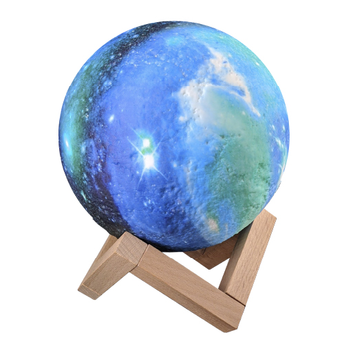 Velador luna led galaxia para usb